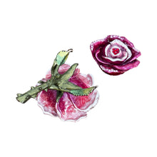 Cargar imagen en el visor de la galería, Caja-joyero «Rosa Escarlata»