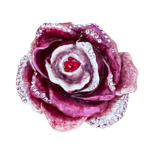 Caja-joyero «Rosa Escarlata»