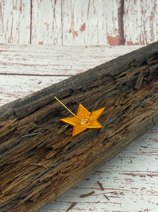 Pin con Estrella Roja, Martillo y Hoz