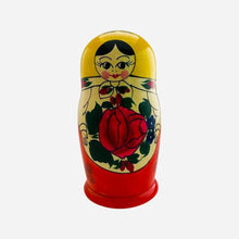 Cargar imagen en el visor de la galería, Matrioshka Muñeca Rusa, Madera 6 Pzs Grand, Semionovka Rusia