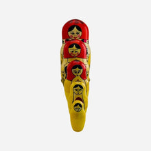 Cargar imagen en el visor de la galería, Matrioshka Muñeca Rusa, Madera 5 Pzs Grand, Semionovka Rusia