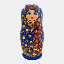 Cargar imagen en el visor de la galería, Matrioshka De Autor. Moscovita. Rusia. Pirograbado 10 Piezas