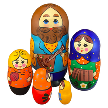 Cargar imagen en el visor de la galería, Matrioshka "Familia musical"