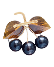 Cargar imagen en el visor de la galería, Broche de ámbar Color Cereza