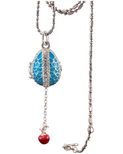 Cargar imagen en el visor de la galería, Dije Faberge. Color Azur