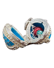 Cargar imagen en el visor de la galería, Dije Faberge. Color Azur