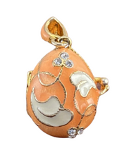 Cargar imagen en el visor de la galería, Dije Faberge. Color Naranja