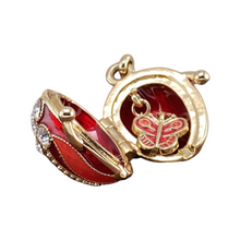 Cargar imagen en el visor de la galería, Dije Faberge. Color Rojo