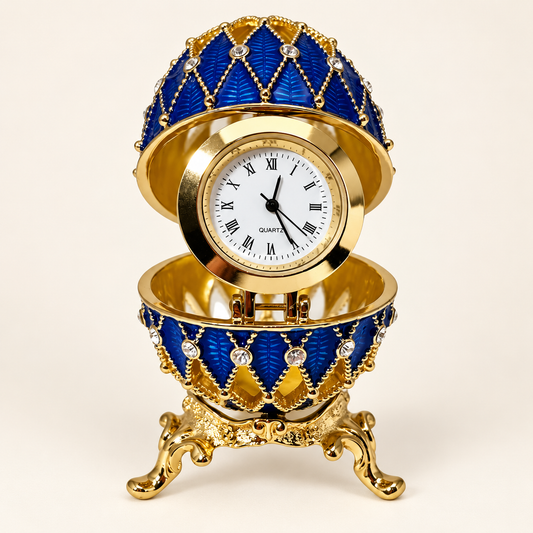 Huevo Imperial Fabergé con Reloj