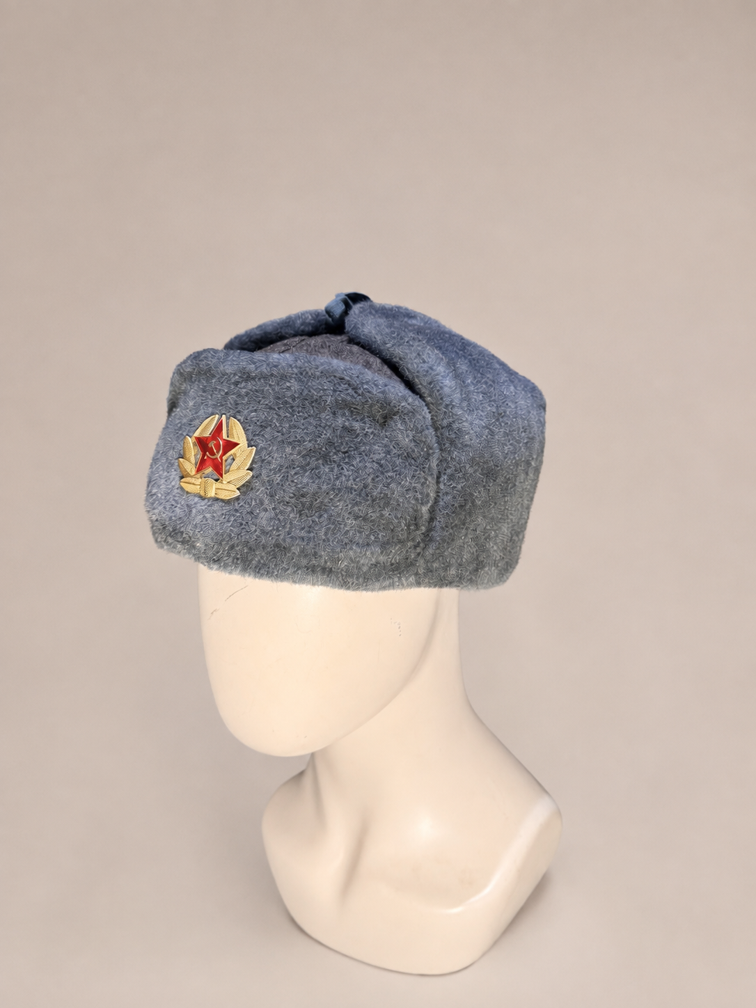 Gorro Ruso Soviético Original de Lana – Ushanka de la URSS