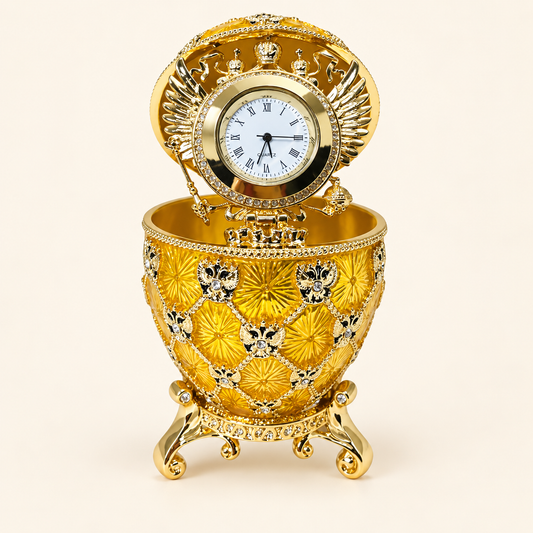 Huevo Imperial Fabergé con Reloj