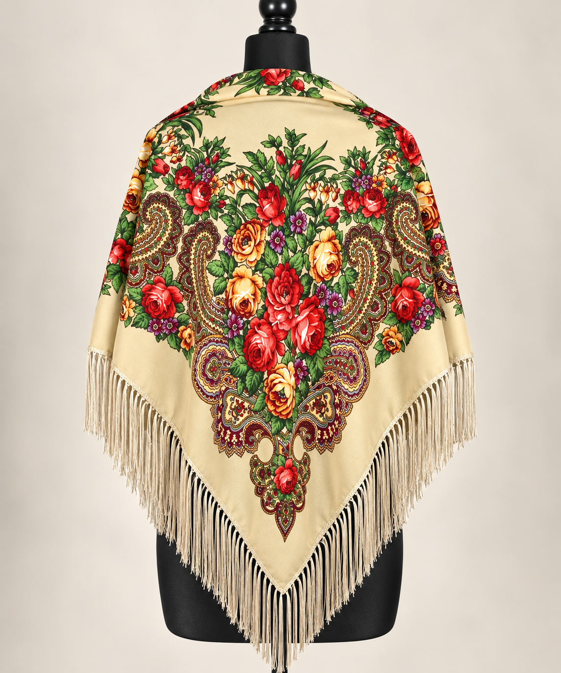 Chalina Ruso Tradicional Floral – Beige