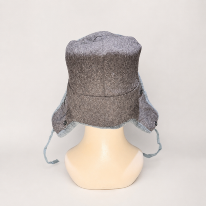 Gorro Ruso Soviético Original de Lana – Ushanka de la URSS
