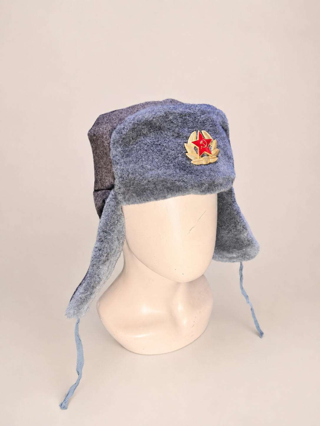 Gorro Ruso Soviético Original de Lana – Ushanka de la URSS