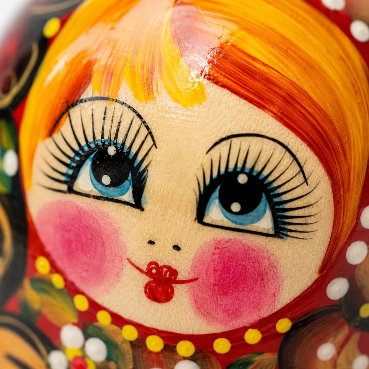 Matrioshka rusa pintada a mano – 5 piezas | 18 cm