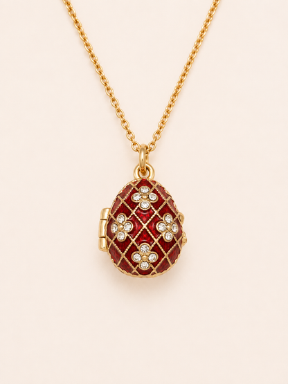 Dije Huevo Fabergé Rojo