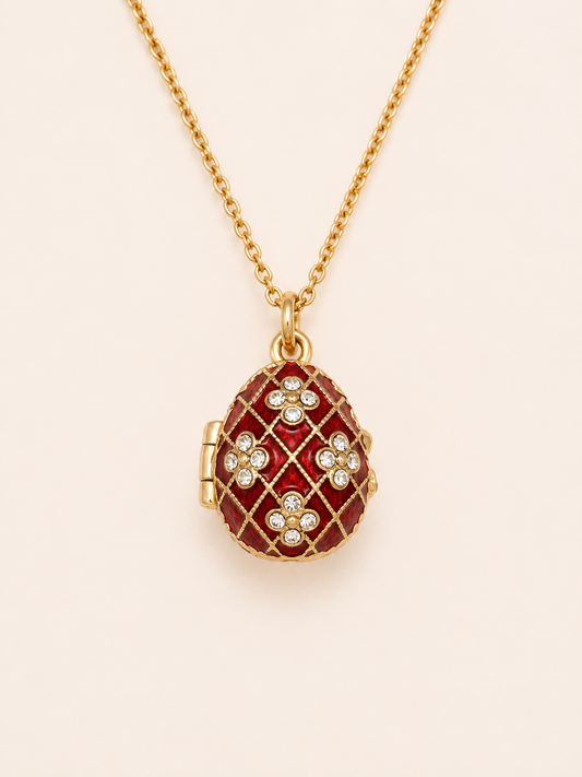 Dije Huevo Fabergé Rojo