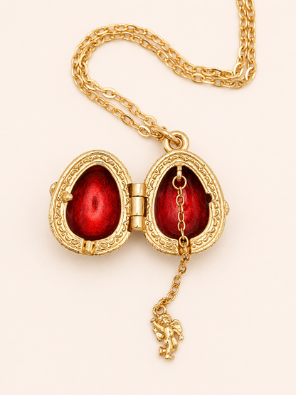 Dije Huevo Fabergé Rojo