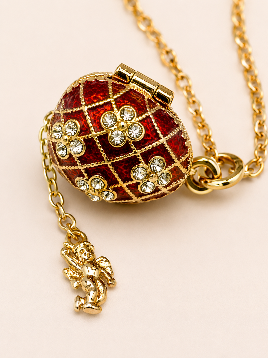 Dije Huevo Fabergé Rojo
