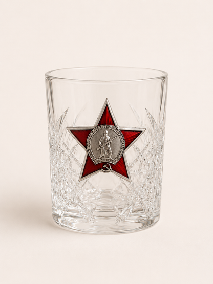 Vaso de Cristal “Estrella Soviética”
