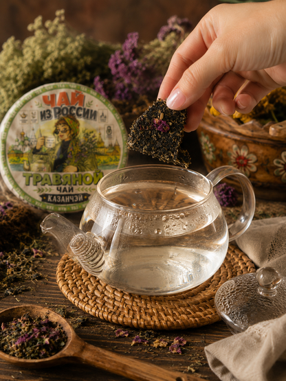 Té Ruso Prensado con Hierbas de Kazán | 70 g