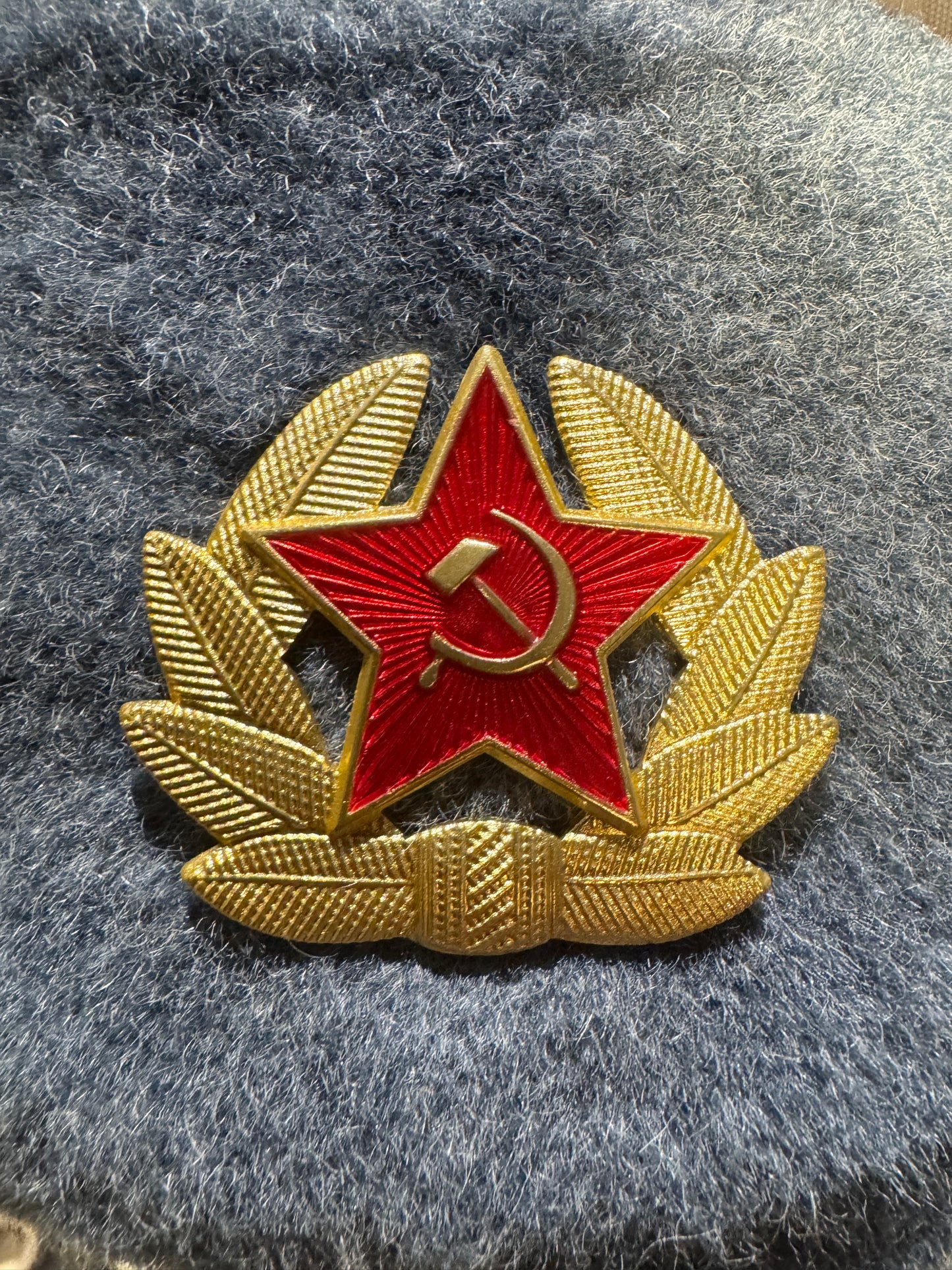 Gorro Ruso Soviético Original de Lana – Ushanka de la URSS