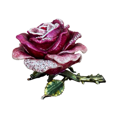 Caja-joyero «Rosa Escarlata»