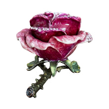Cargar imagen en el visor de la galería, Caja-joyero «Rosa Escarlata»
