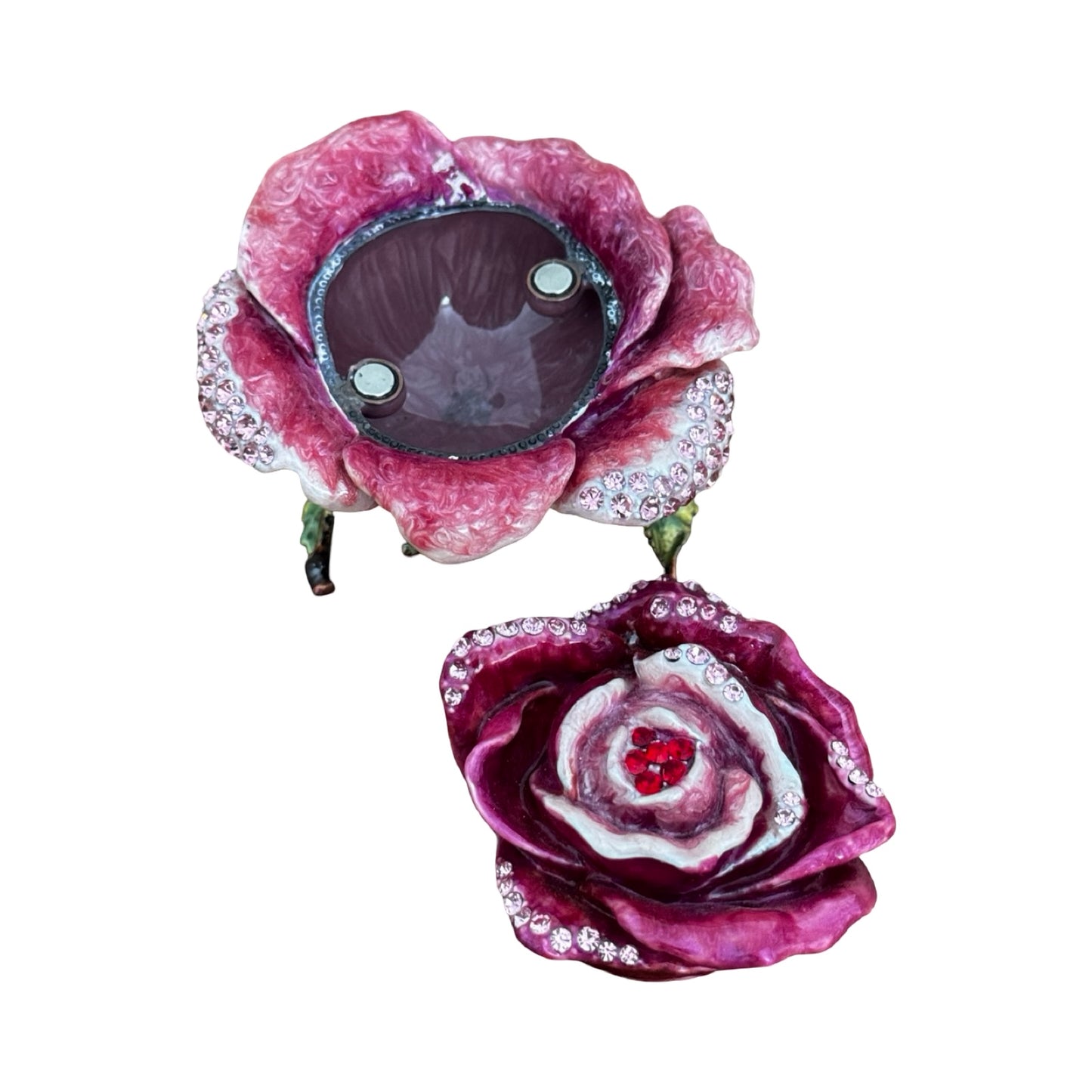 Caja-joyero «Rosa Escarlata»