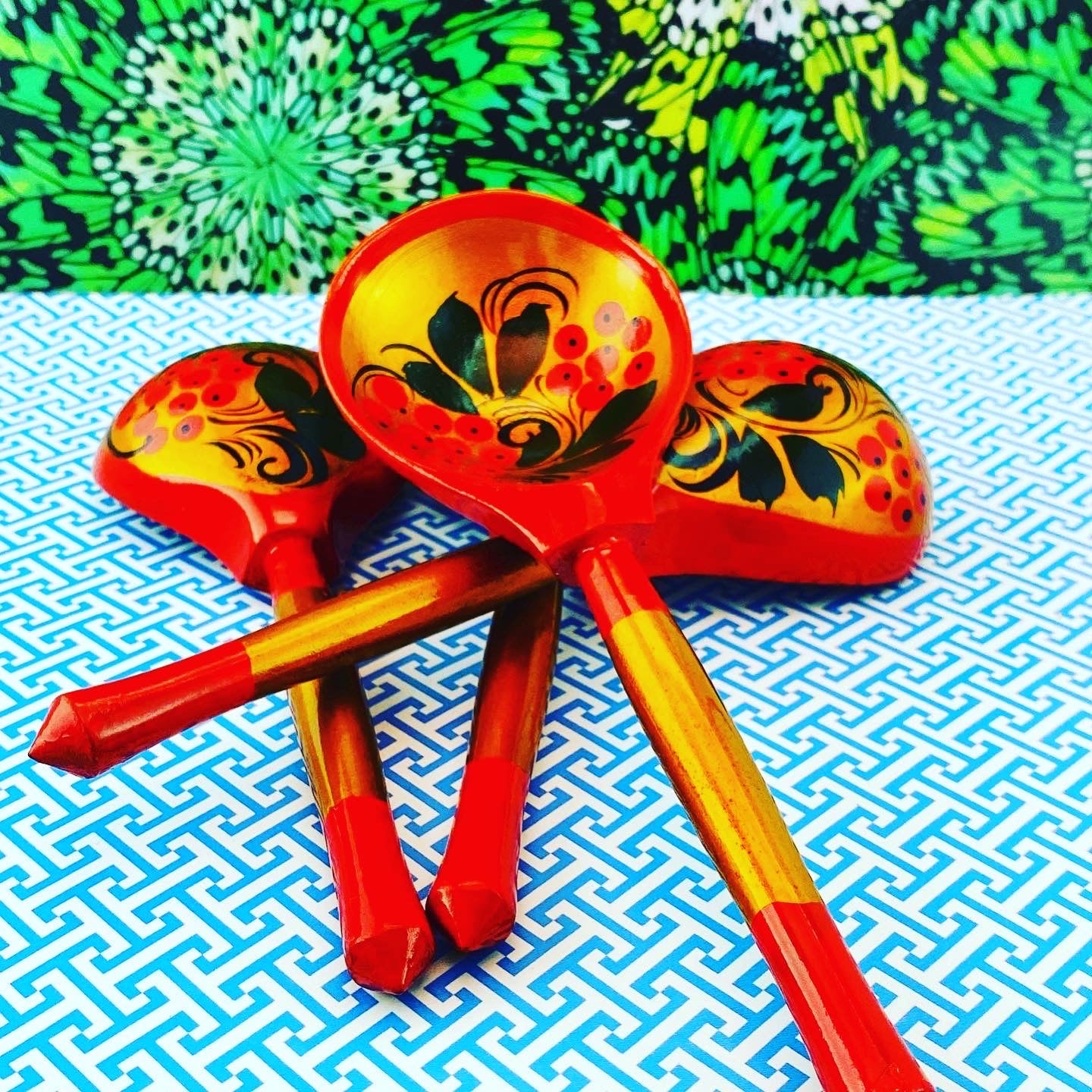 Cuchara de Madera "Khokhloma"