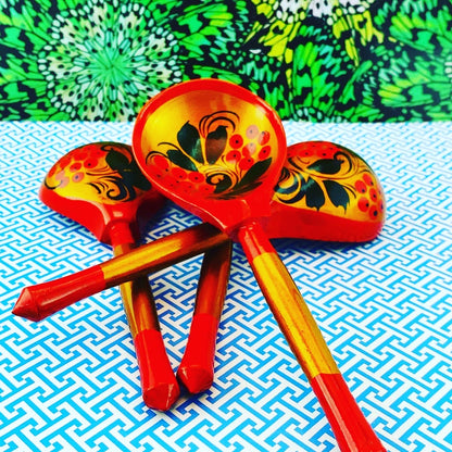 Cuchara de Madera "Khokhloma"
