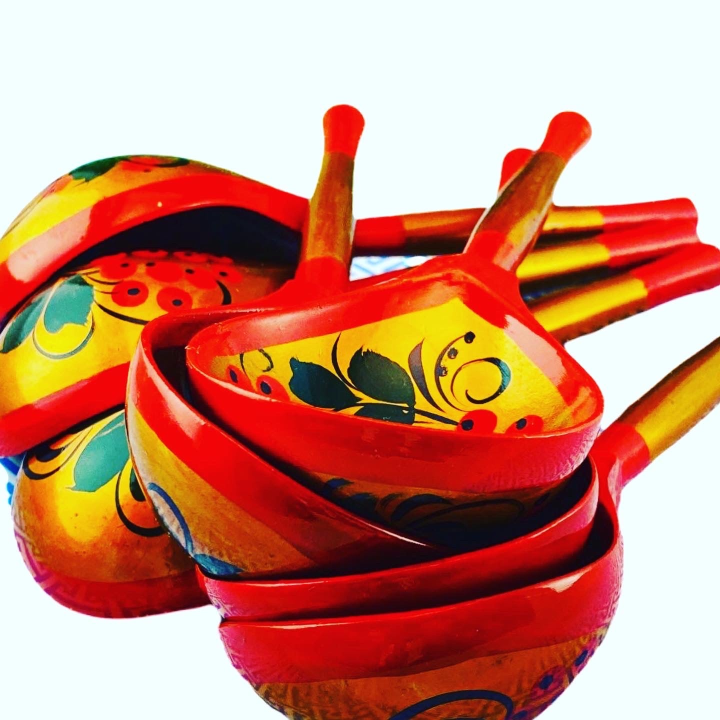 Cuchara de Madera "Khokhloma"