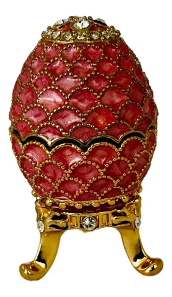 Huevo Fabergé, San Petersburgo, Rusia, Modelo Pino. Rosa