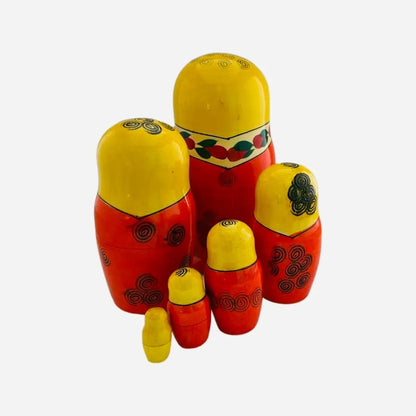 Matrioshka Muñeca Rusa, Madera 6 Pzs Grand, Semionovka Rusia