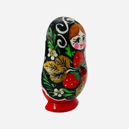Iman Refri Matrioshka Catarina Rusia, Pintada A Mano, Madera
