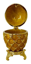 Cargar imagen en el visor de la galería, Huevo Fabergé, San Petersburgo, Rusia, Imperial Amarillo
