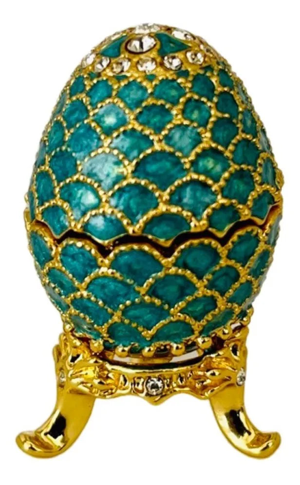 Huevo Fabergé, San Petersburgo, Rusia, Modelo Pino Turquesa