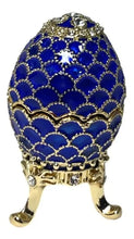 Cargar imagen en el visor de la galería, Huevo Fabergé, San Petersburgo, Rusia, Modelo Pino  Azul
