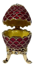 Cargar imagen en el visor de la galería, Huevo Fabergé, San Petersburgo, Rusia, Modelo Pino Rojo
