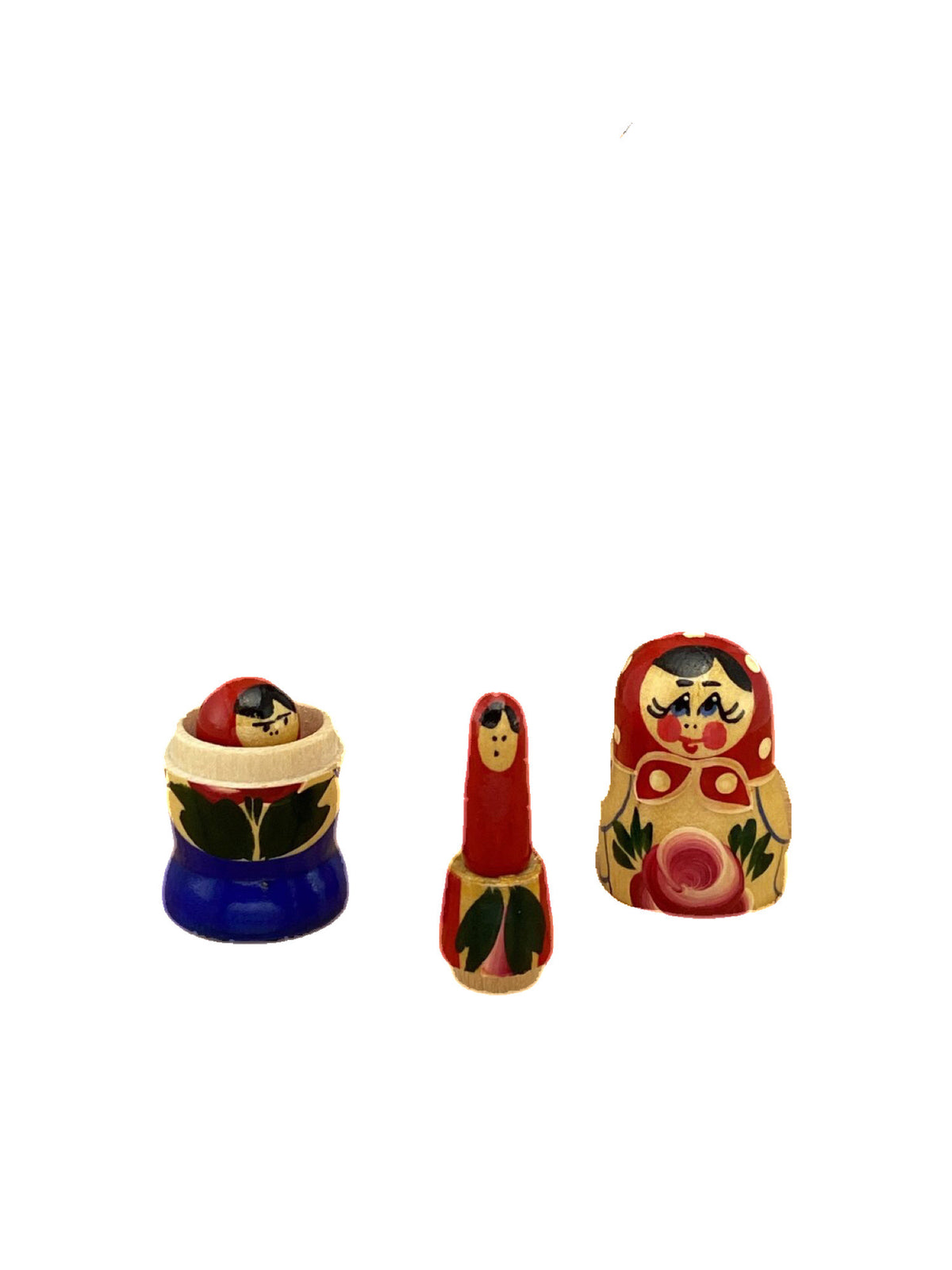 Matrioshka Semenovka Mini Azul