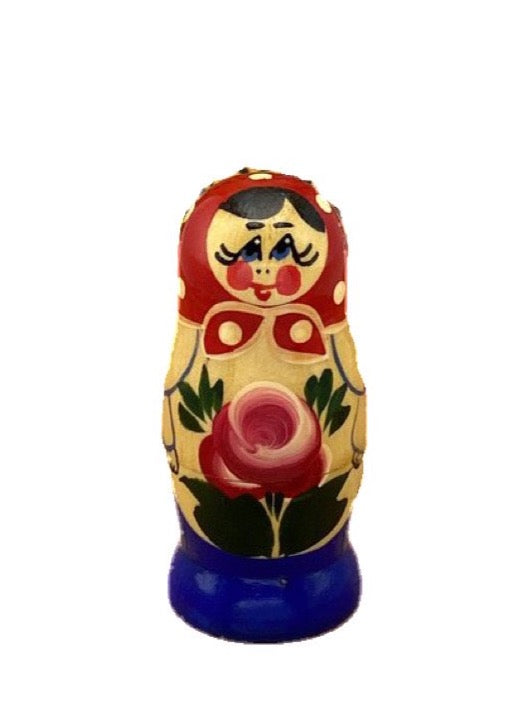 Matrioshka Semenovka Mini Azul