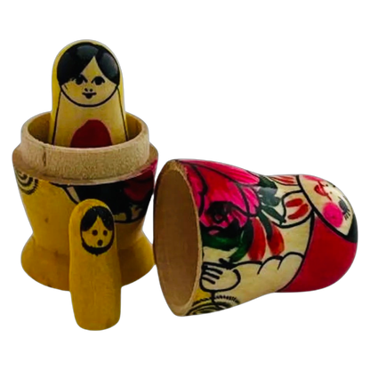 Mini Matrioshka Rusa de Semiónov