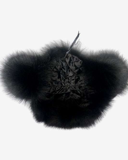 Gorro de piel de zorro ártico