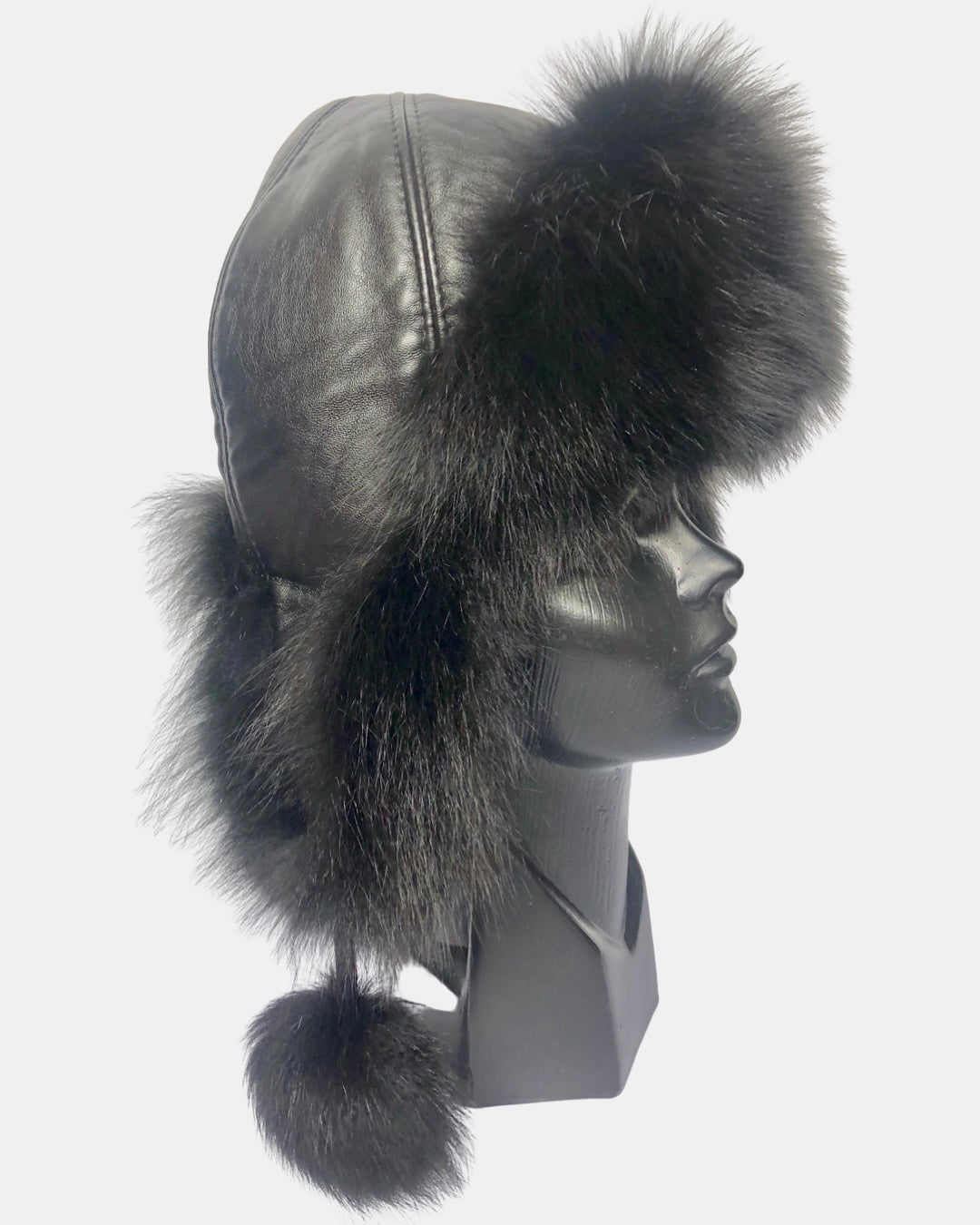 Gorro de piel de zorro ártico