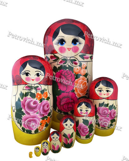 Matrioshka Semenovka con Ramo