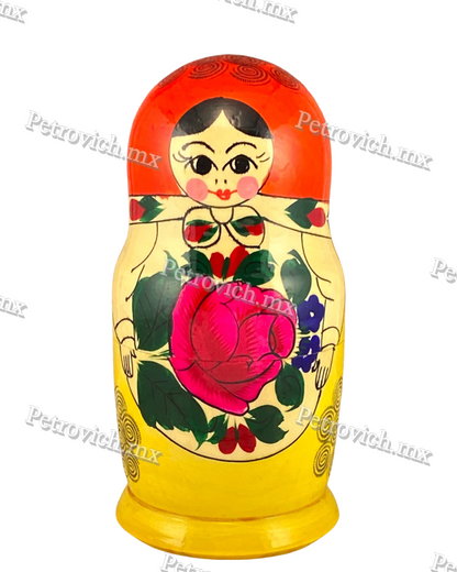 Matrioshka Semenovka "Rosa"